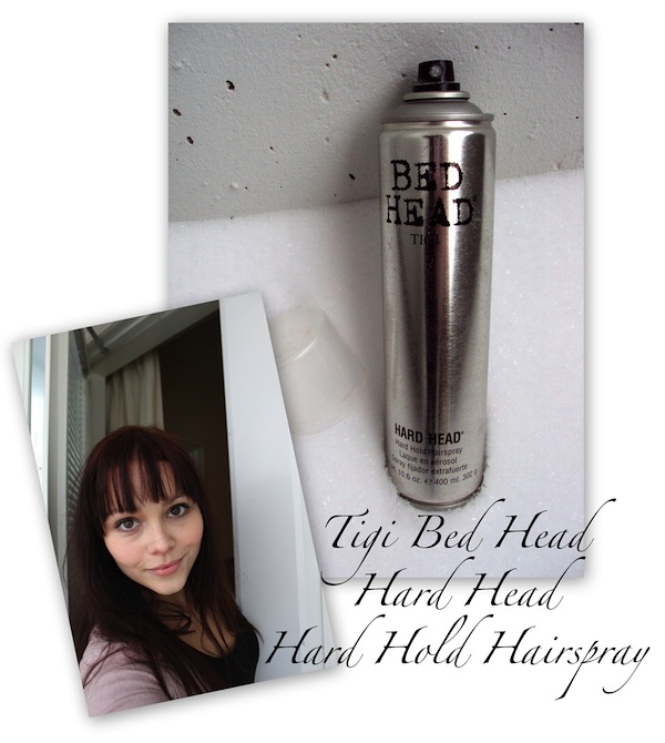 tigi bed head hard head hairspray