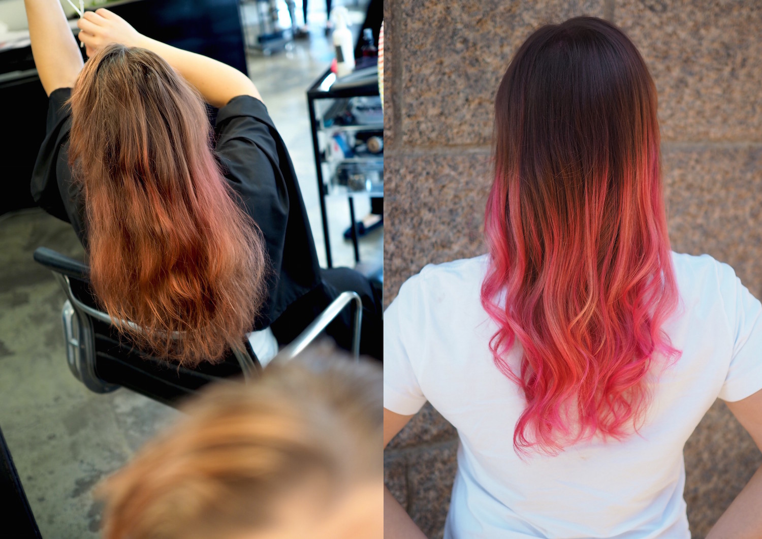 pinkit-hiukset